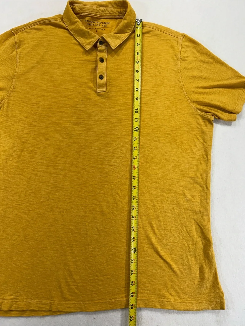 Banana Republic packaged measurements
